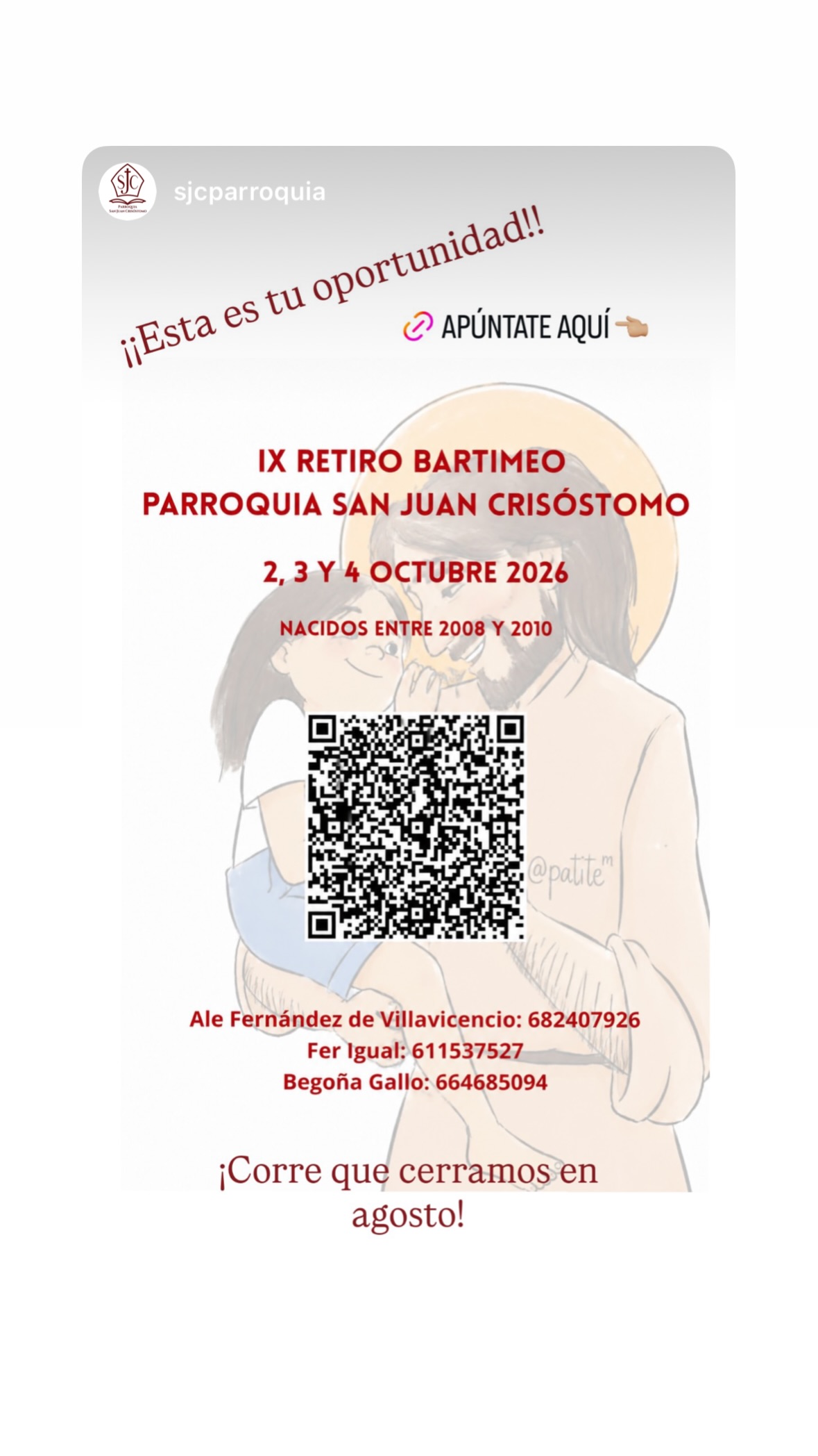 Bartimeo 1° y 2° Bachillerato