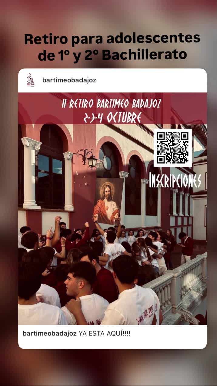 Bartimeo 1° y 2° Bachillerato