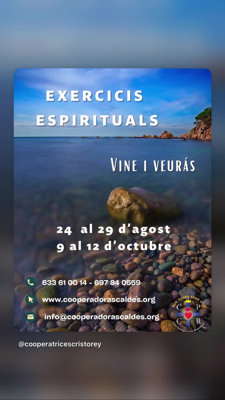 Exercicis Espirituals «Vine i veuràs»