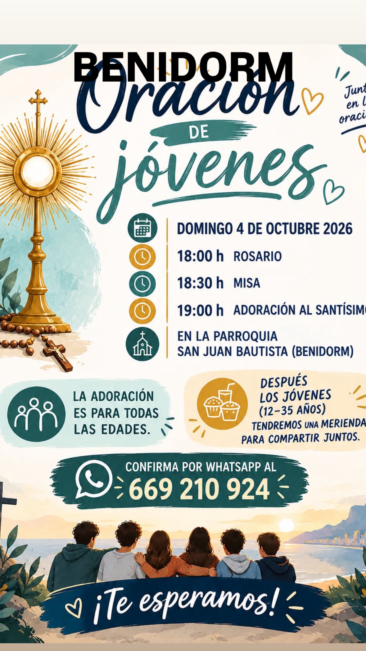 Oración de jóvenes