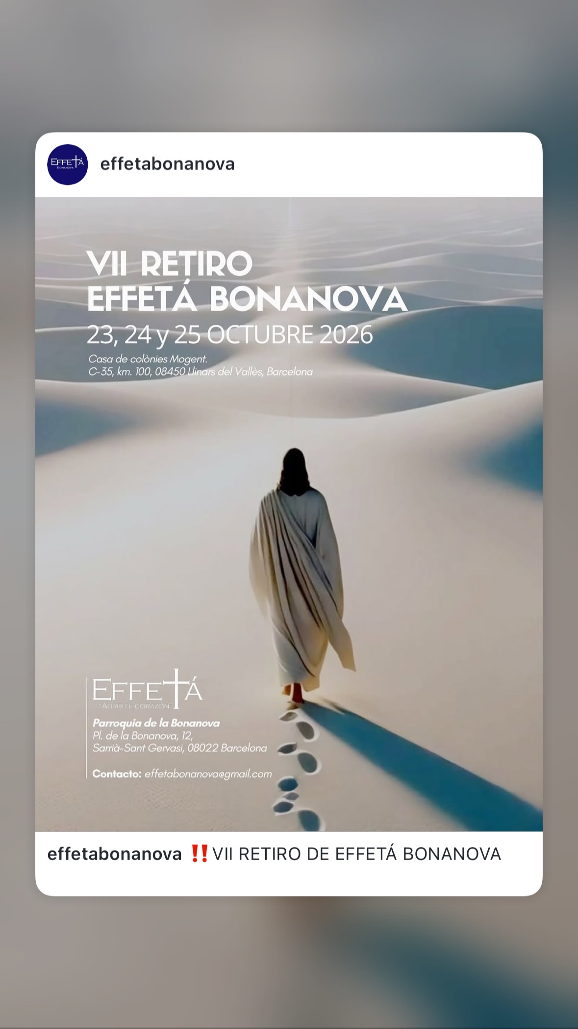 VII Retiro Effetá Bonanova