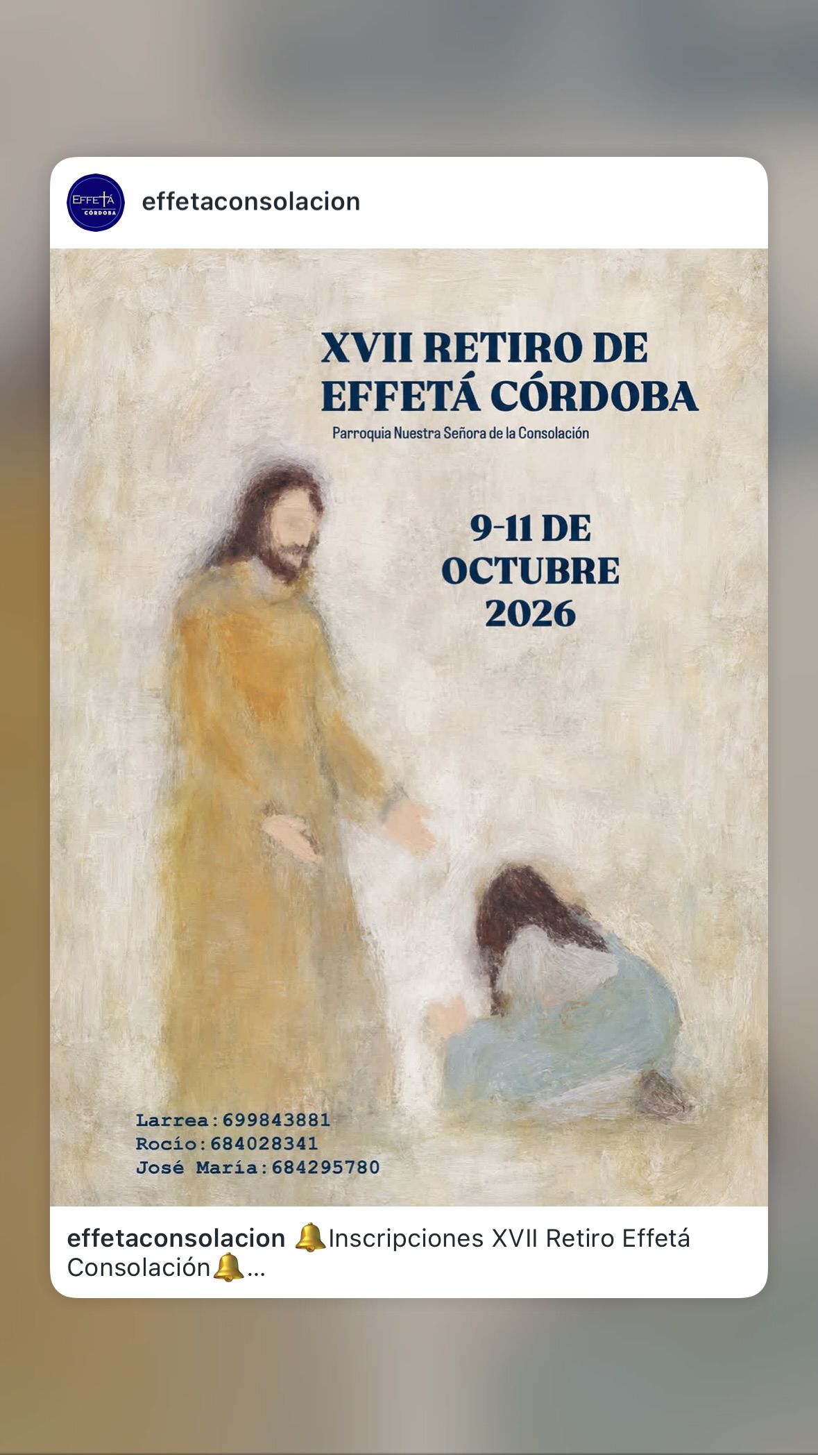 XVII Retiro de Effetá Córdoba